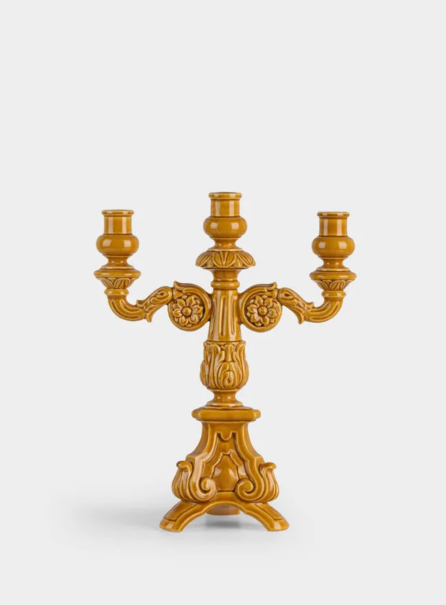 Baroque Candelabra – 3 Candles